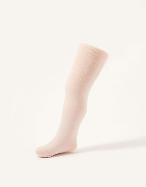 Baby Sparkle Knit Tights, Pink (PALE PINK), large