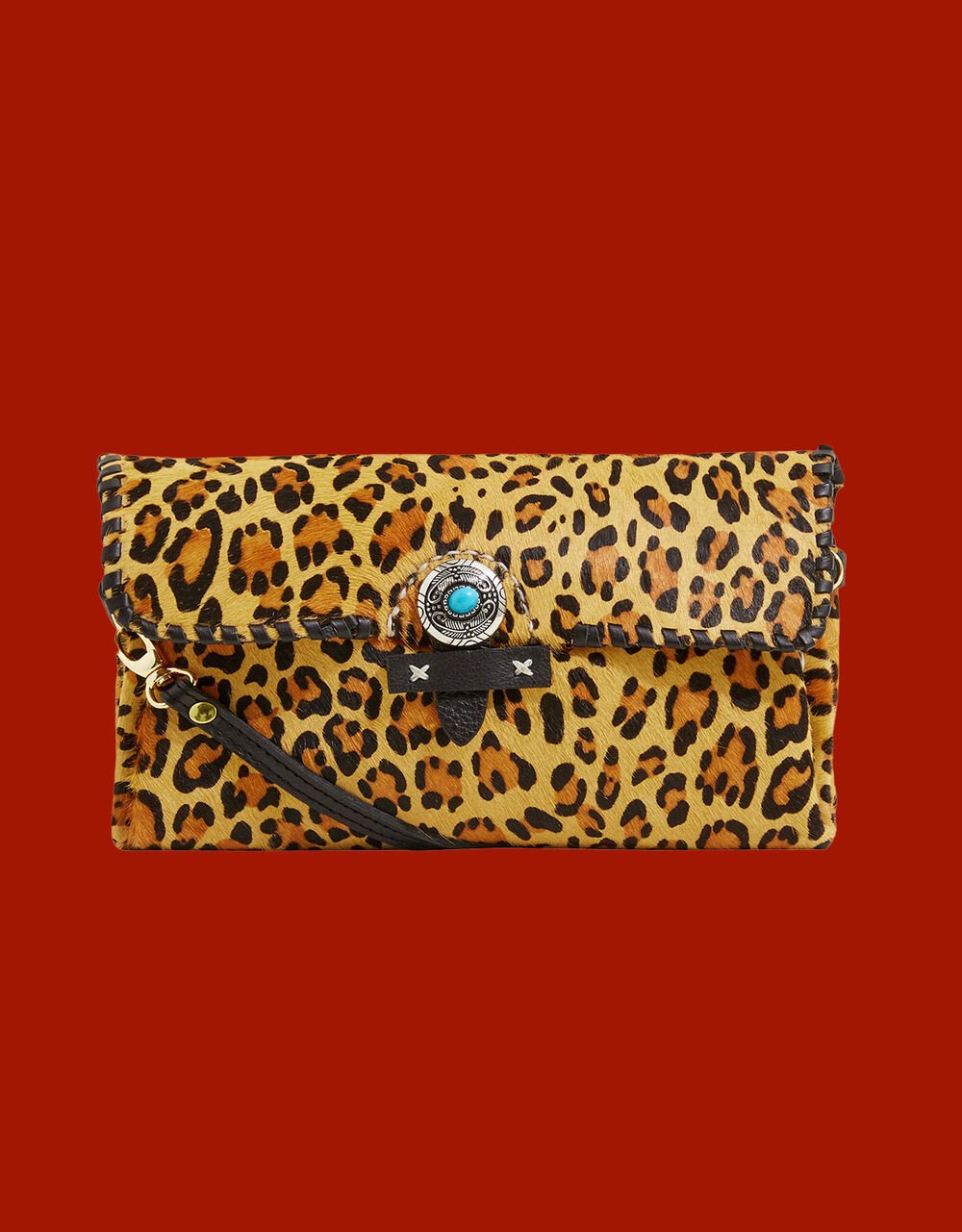 Women Women's Accessories | World Family Ibiza Alok Leopard Wallet - MW45165