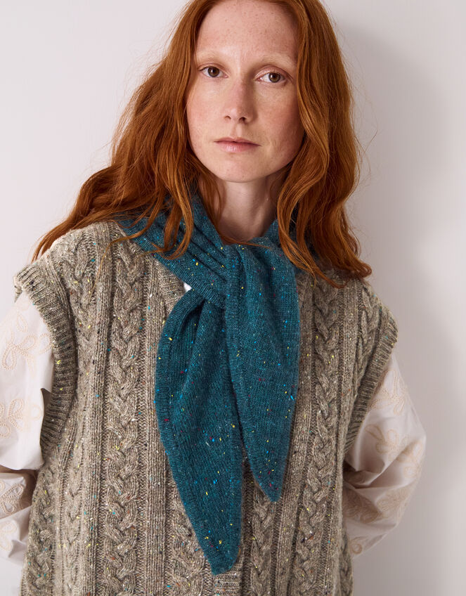 East Keya Donegal Knit Cable Tank , Natural (NATURAL), large