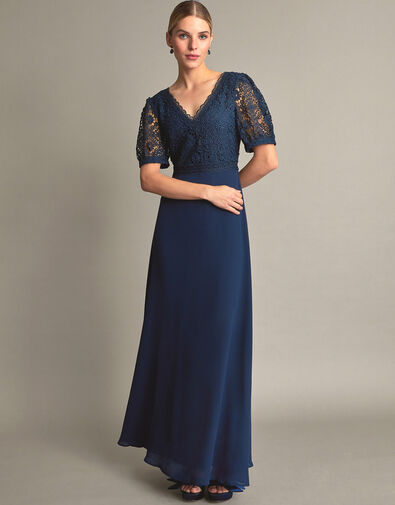 Lilibet Lace Maxi Dress, Blue (NAVY), large