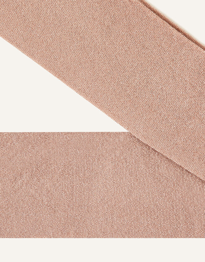 Sparkly Nylon Tights , Gold (ROSE GOLD), large