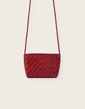 Ellyla Sia Woven Leather Crossbody Bag, , large