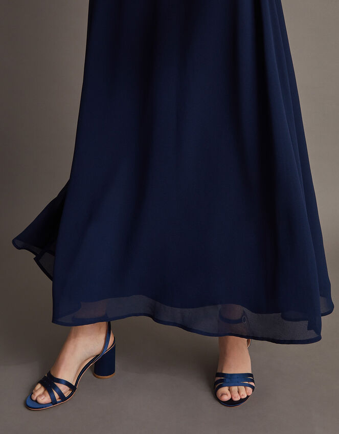 Louise Lace Shorter Length Dress, Blue (NAVY), large