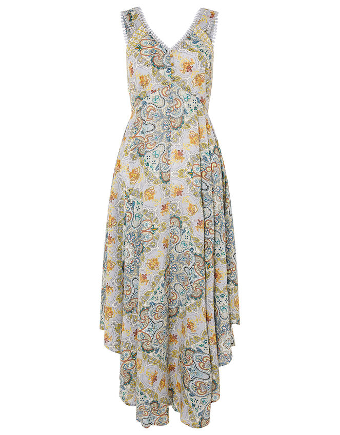 Miriam Print Midi Dress in LENZING™ ECOVERO™ Blue