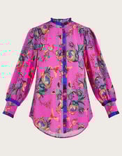 Jordann Floral Print Blouse, Pink (PINK), large