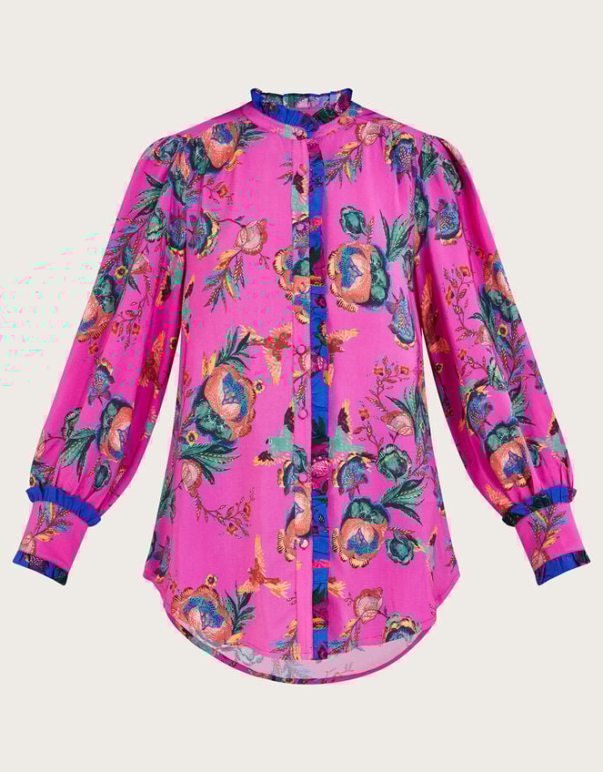 Jordann Floral Print Blouse, Pink (PINK), large