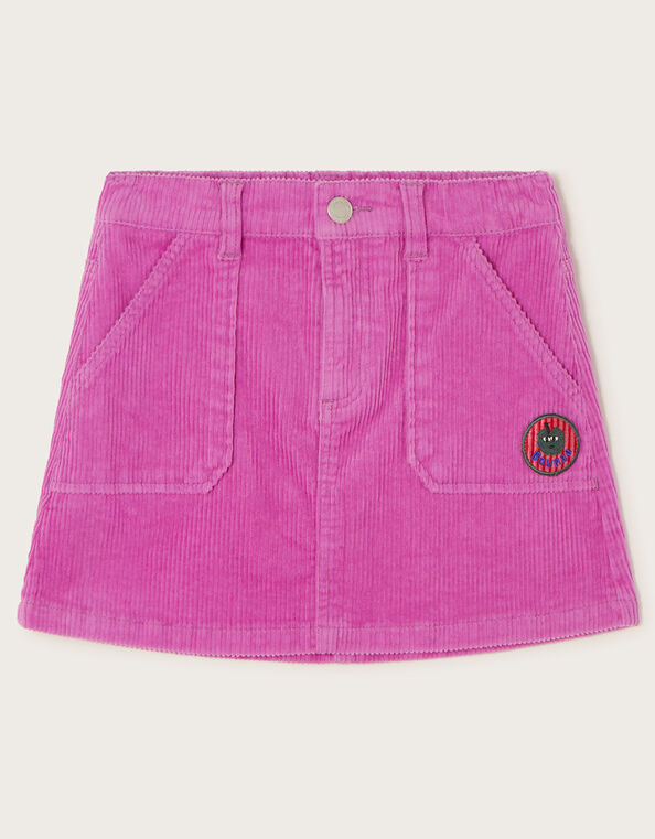 Cord Mini Skirt, Purple (PURPLE), large