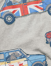 Car Applique Hoodie, Grey (GREY), large