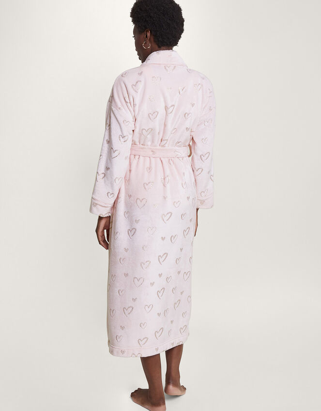 Heart Foil Dressing Gown, Pink (PINK), large
