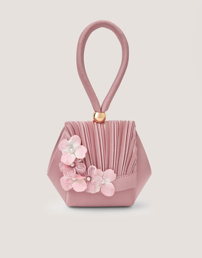 Rebecca Flower Embellished Bangle Bag, , large