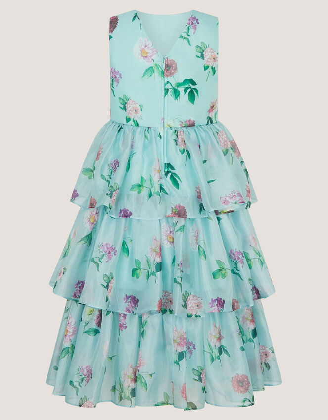 Calla Floral Organza Tiered Party Dress, Multi (MULTI), large