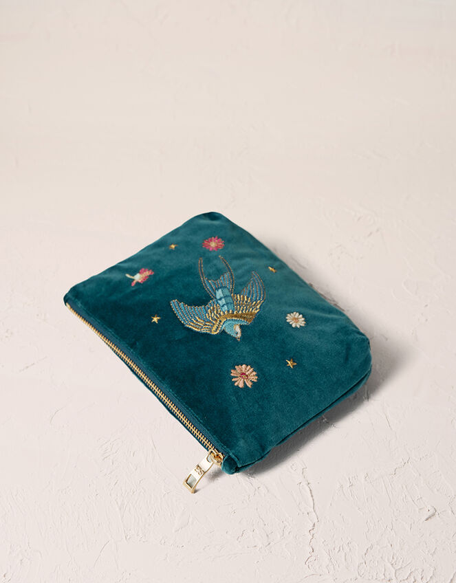 Elizabeth Scarlett Swallows Mini Pouch, , large