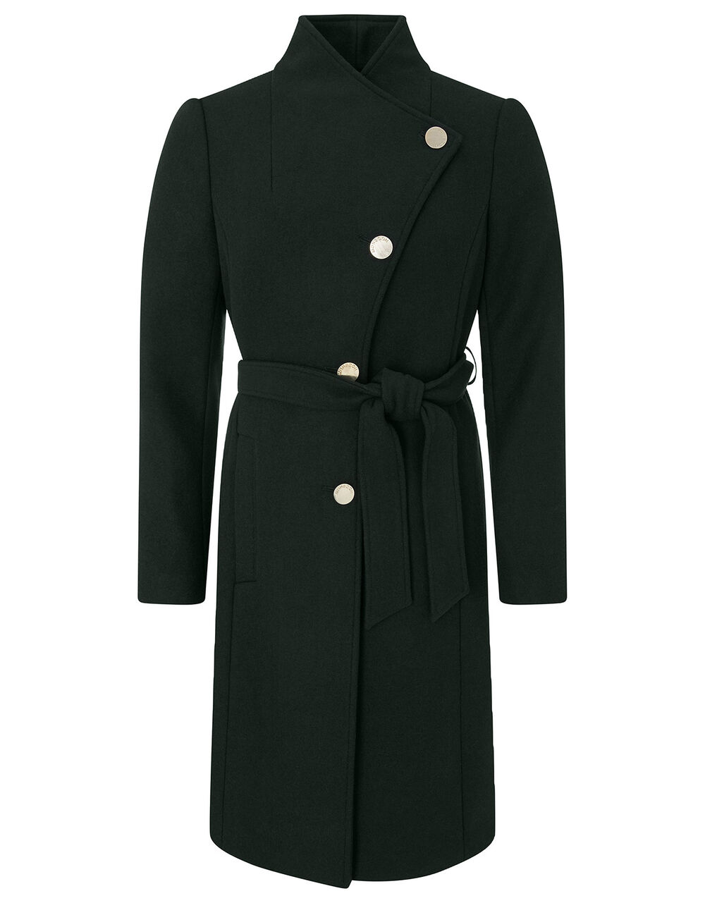 Ruby Long Coat Green Women's Coats Monsoon UK.
