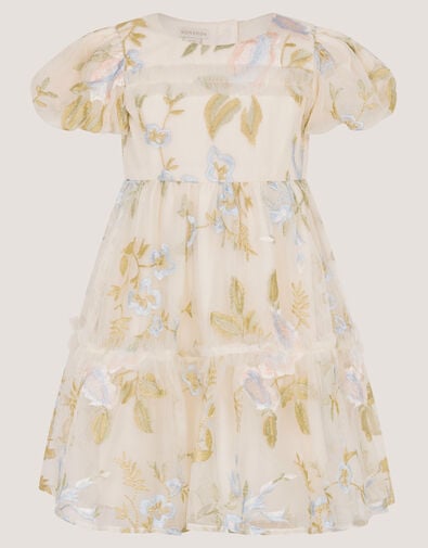 Baby Azalea Embroidered Ruffle Dress, Multi (MULTI), large