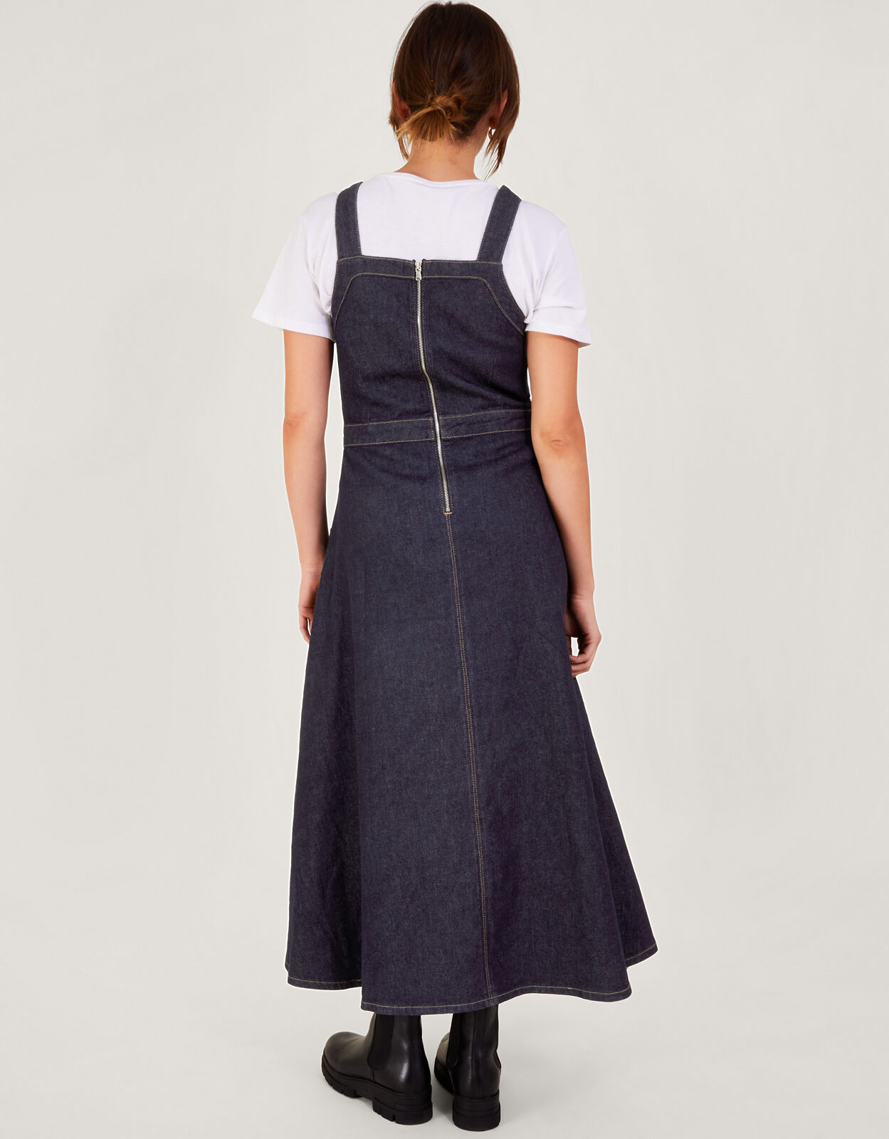 Penny Denim Pinafore Blue