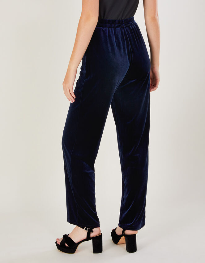 Meredith Trousers in Recycled Polyester, Blue (MIDNIGHT), large