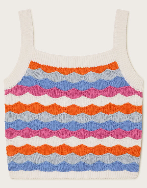 Stripe Knit Top, Multi (MULTI), large