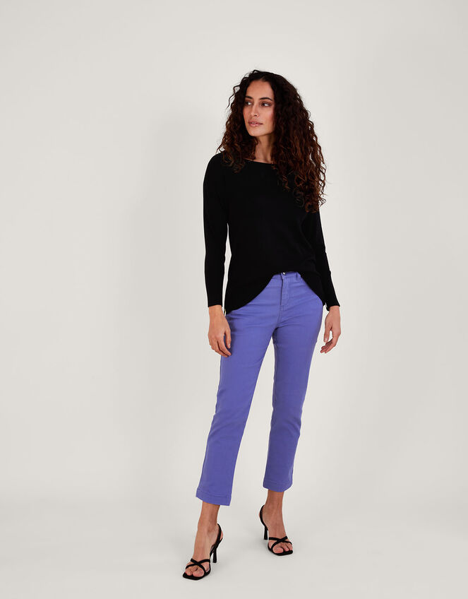Safaia Cropped Skinny Jeans in Sustainable Cotton Blue | Trousers ...