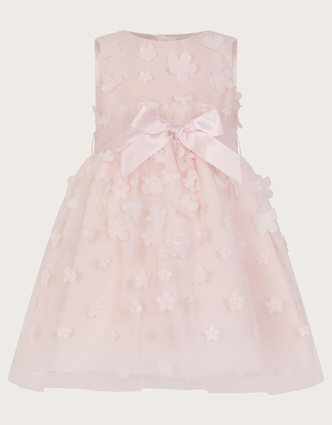 Baby Reya 3D Scuba Bridesmaid Dress, Pink (PALE PINK), large
