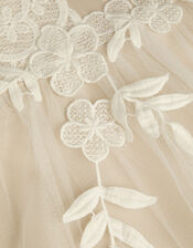 Sienna Crochet Lace Tulle Dress, Pink (PALE PINK), large