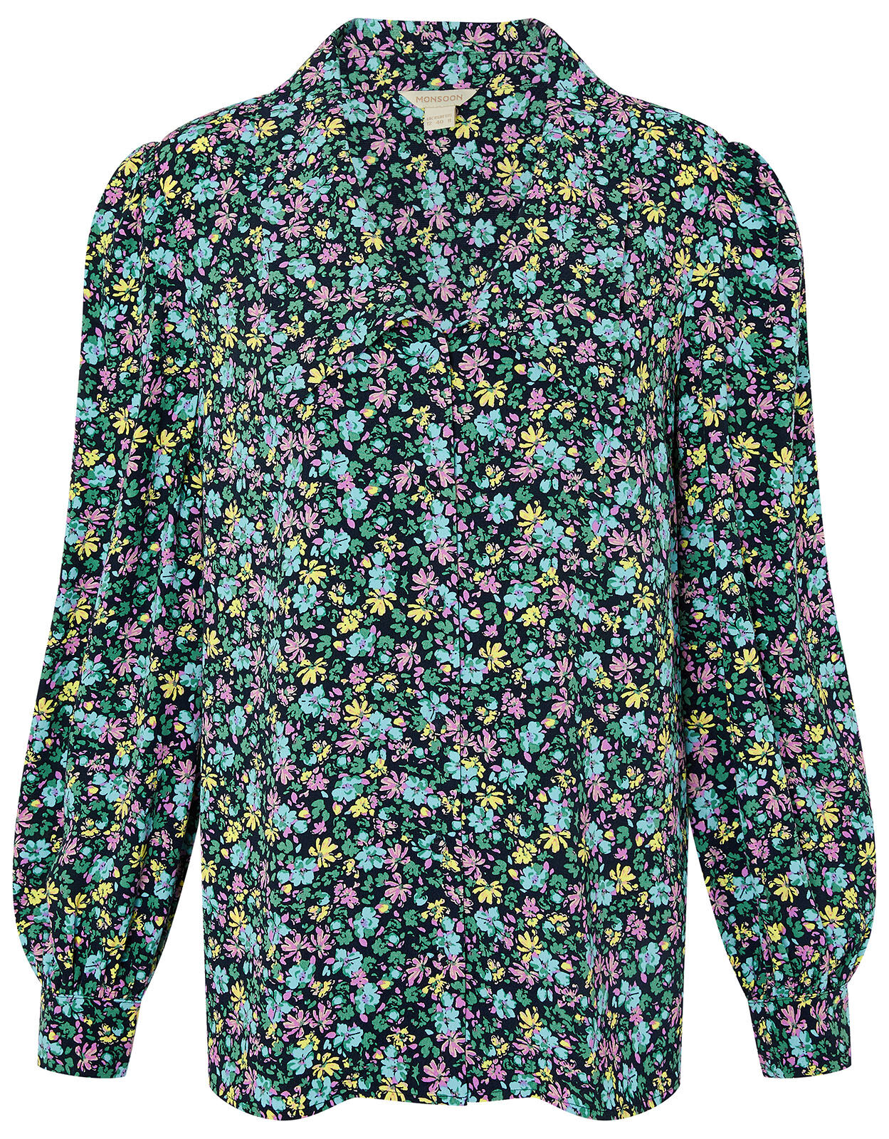 トップス Apolina Hazel Blouse Folk Floral Blue Blue Floral Folk Pullover Blouse - TK Maxx UK