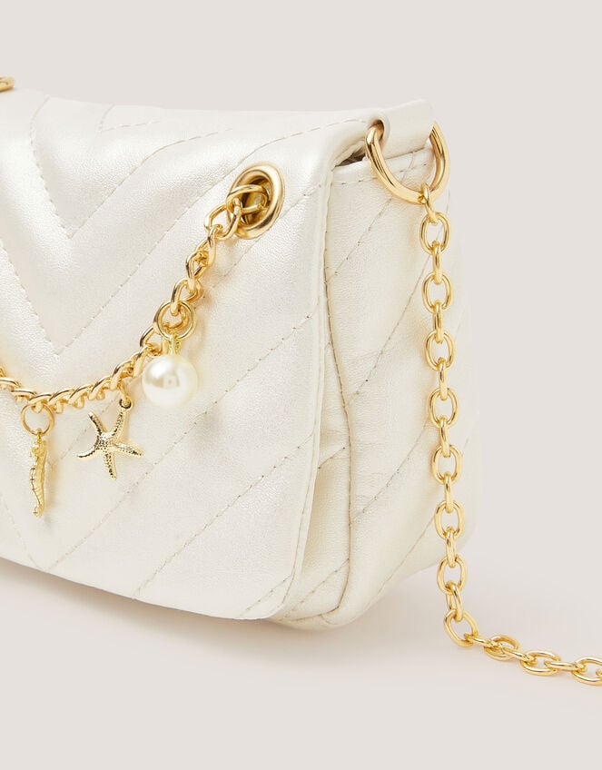 Mermaid Charm Quilted Bag, , large