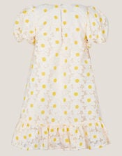 Zaria Daisy Lace Swing Dress, Ivory (IVORY), large