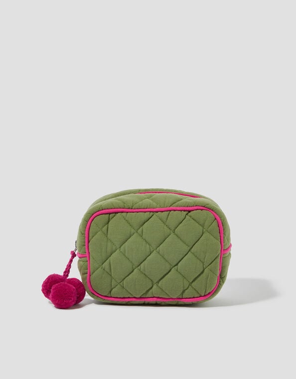 Mini Quilted Make Up Bag, , large