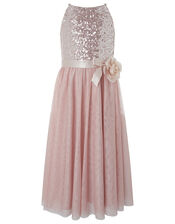 Truth Sequin Maxi Dress, Pink (PINK), large