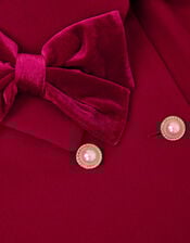 Velvet Bow Cape, Red (RED), large