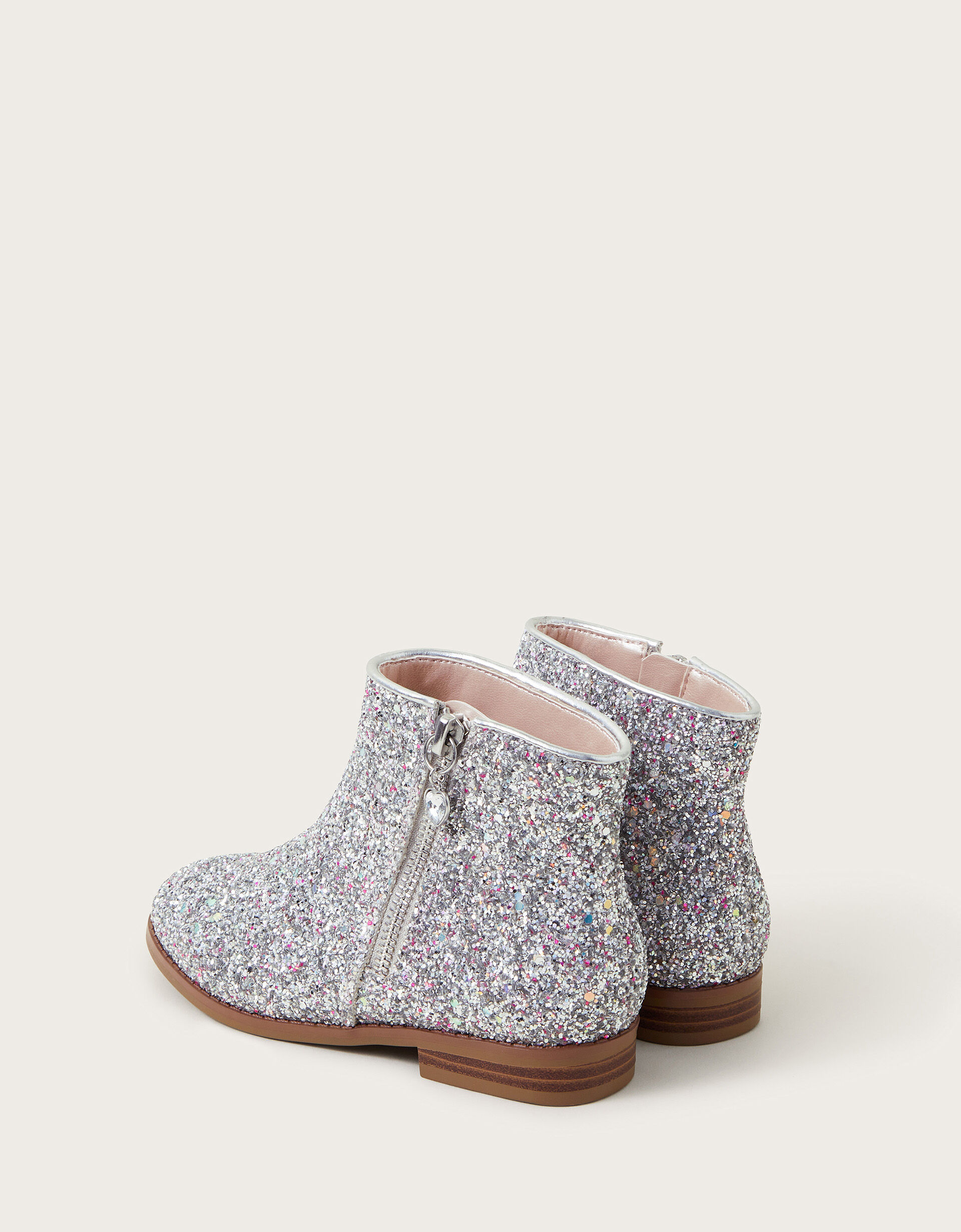 Glitter Chelsea Boots Silver Girls Boots Monsoon UK