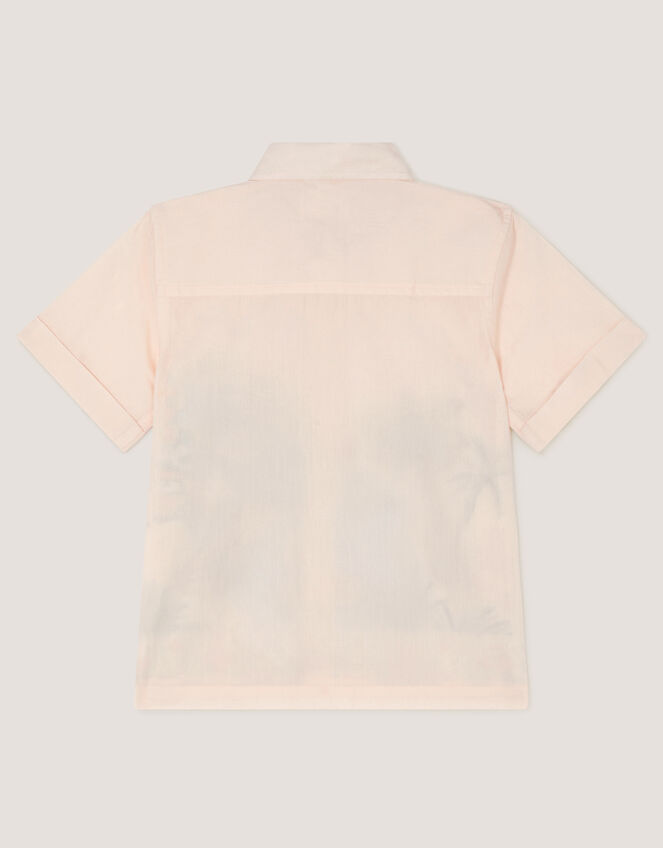 Scenic Embroidered Shirt, Ivory (IVORY), large