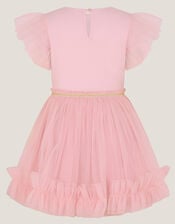 Bunny Sequin Disco Dress, Pink (PINK), large