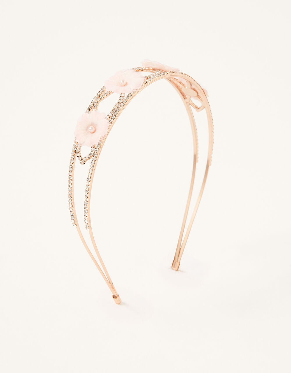 Flower and Diamante Headband Girls' Hair Accessories Monsoon UK.