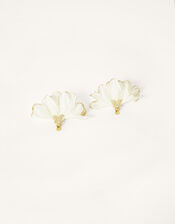 Fancy Butterfly Flower Hair Clip Twinset, , large