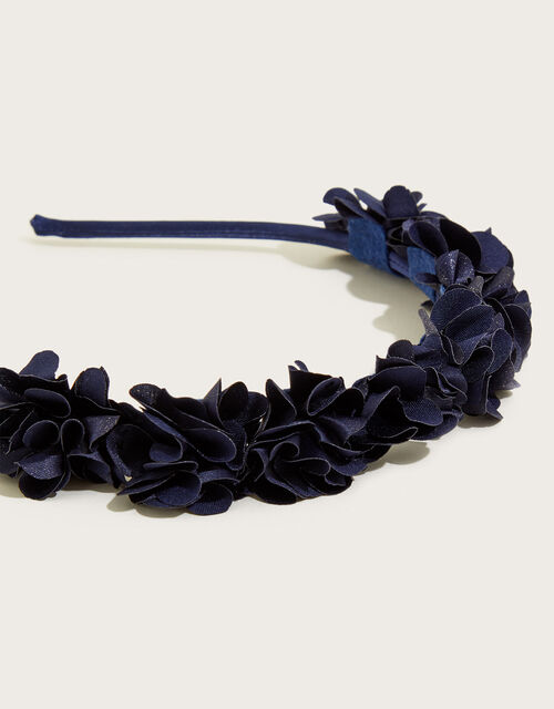 Ruffled Flower Headband, , large