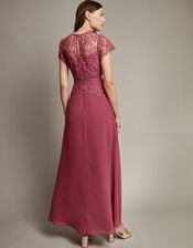 Monica Lace Maxi Dress, DARK PINK, large