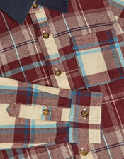Contrast Check Print Shirt, Multi (MULTI), large