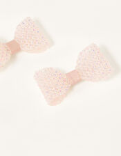 Shimmer Dazzle Bow Clips , , large