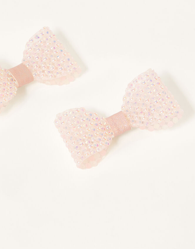 Shimmer Dazzle Bow Clips , , large