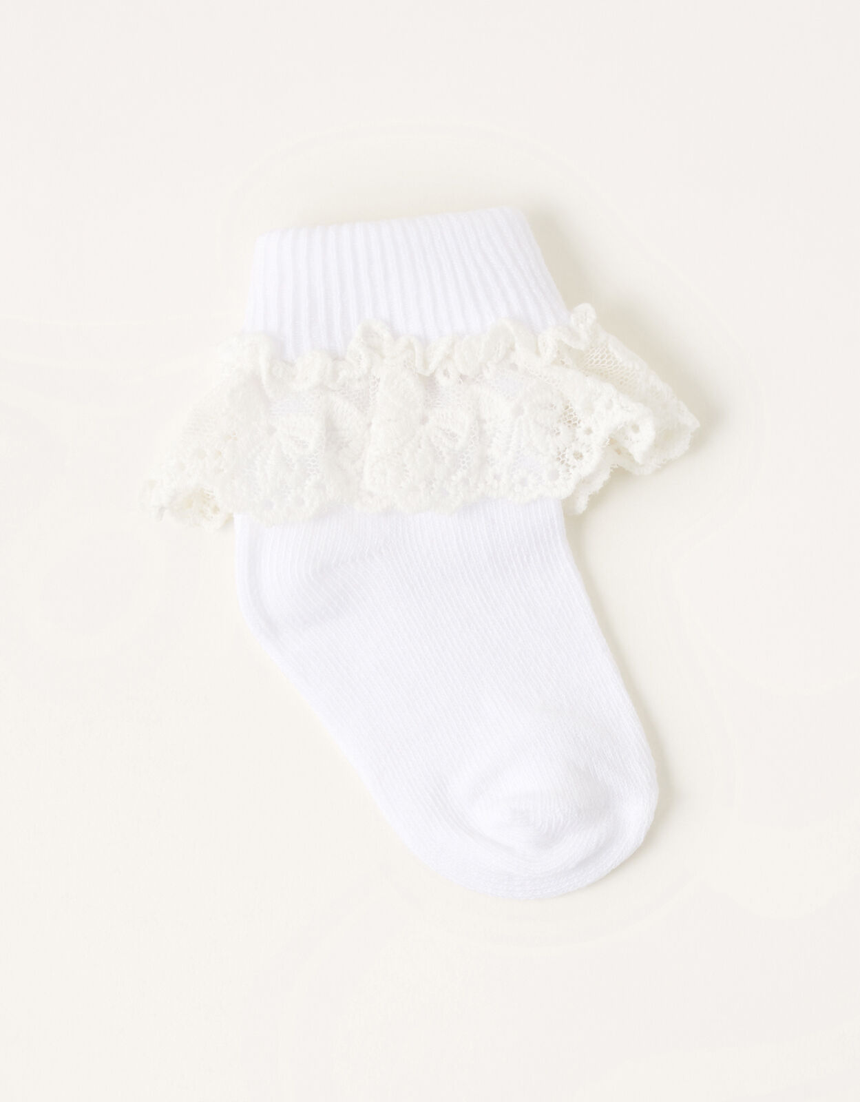 White hot sale lace socks