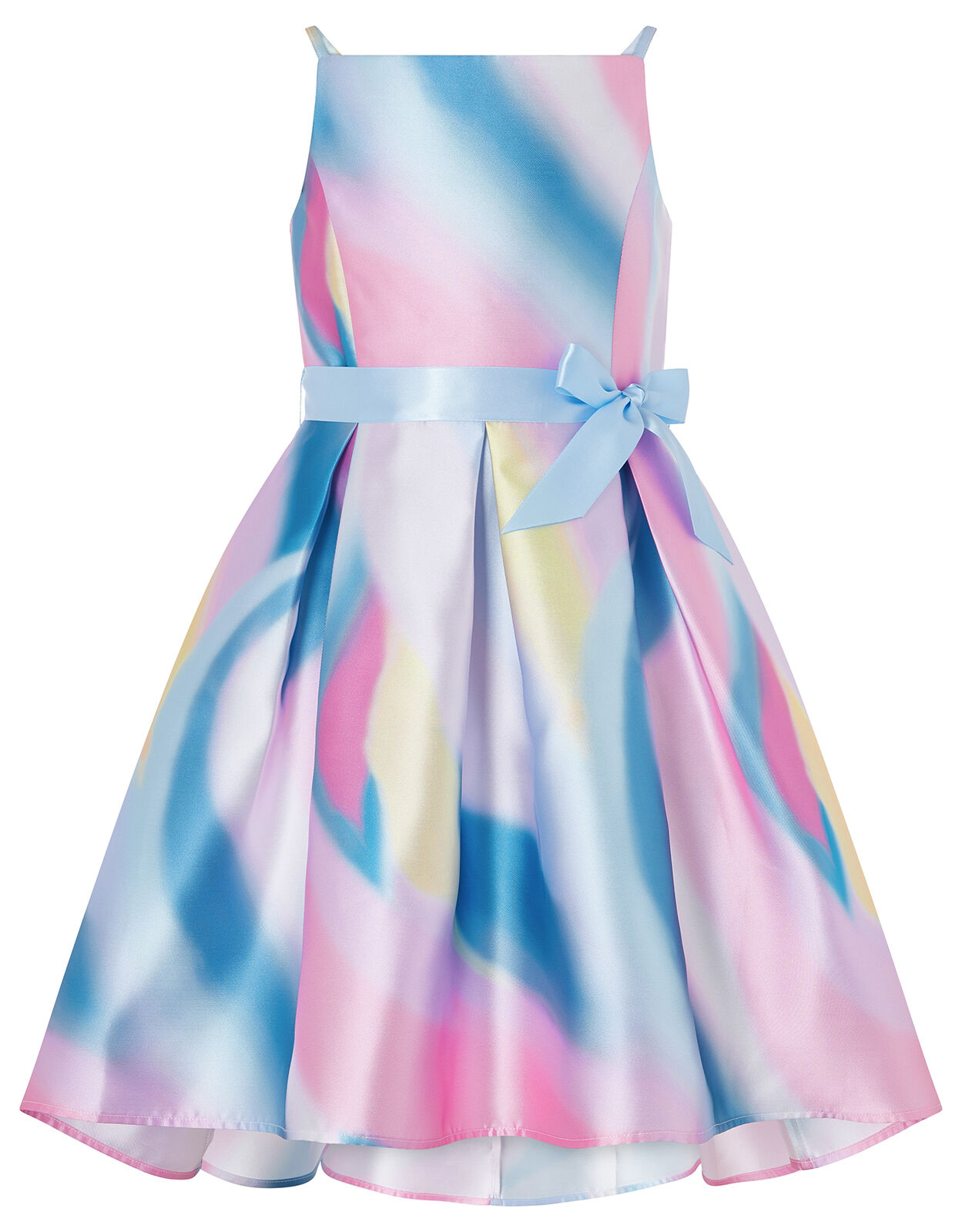 ombre high low dress