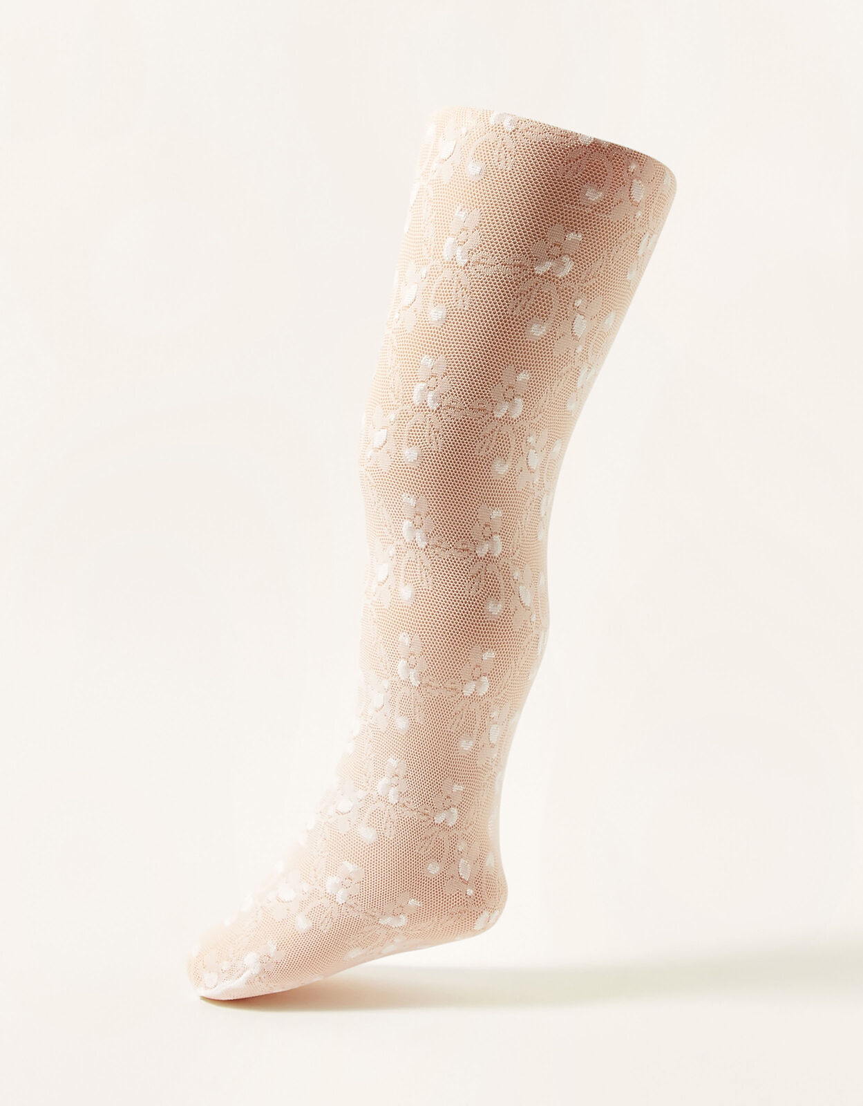 Baby girl online white lace tights