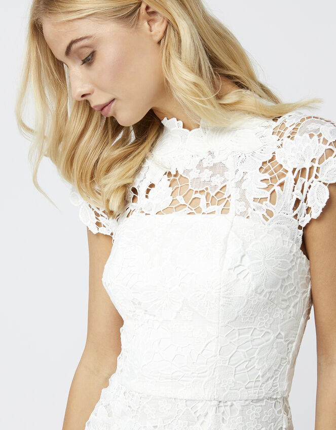 Emilie Lace Bridal Maxi Dress, Ivory (IVORY), large