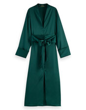 Scotch and Soda Kimono Midi Dress, Green (GREEN), large