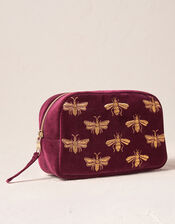 Elizabeth Scarlett Honey Bee Make Up Bag, , large