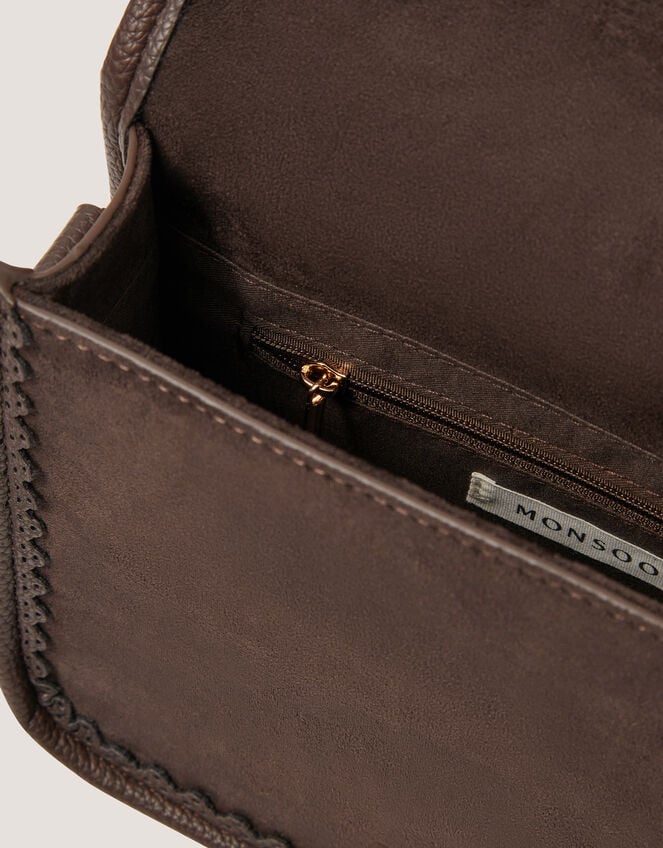 Amy Faux Suede Crossbody Bag, , large