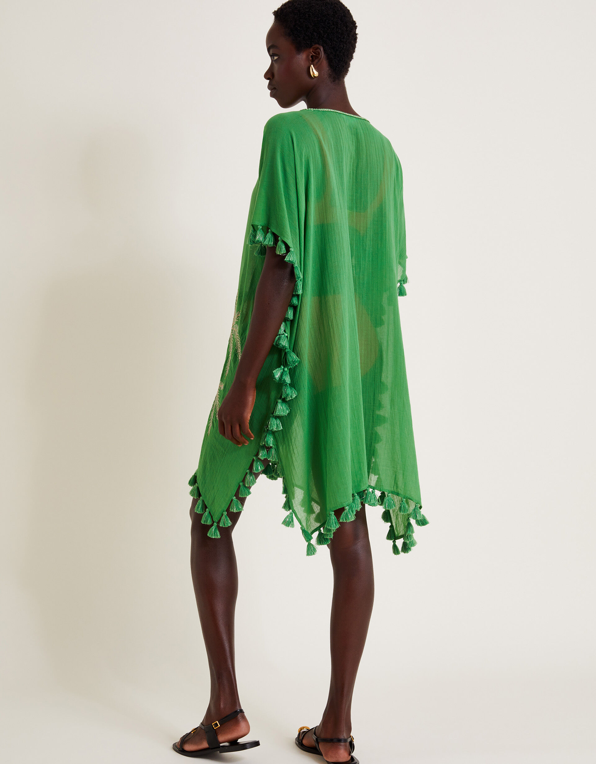 Embellished beach kaftan sale
