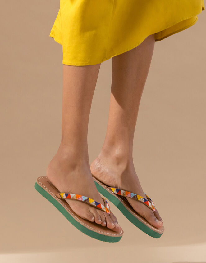 Laidback London Seri Leather Sandals, Multi (MULTI), large