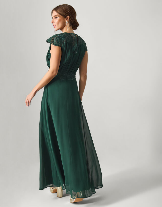 Elodie Lace Chiffon Bridesmaid Dress Green